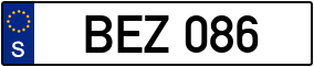Truck License Plate